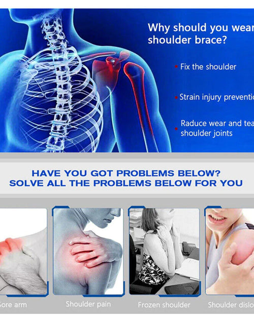 Load image into Gallery viewer, Shoulder Brace Support Compression Sleeve Torn Rotator Cuff AC Joint Pain Relief
