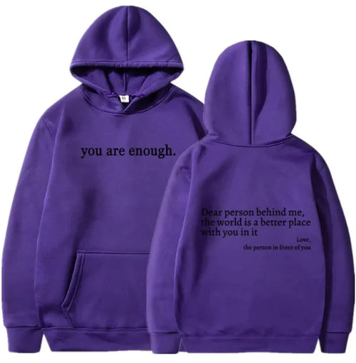 Load image into Gallery viewer, Women&#39;s Brushed Hoody Plain Letters
