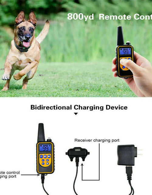 Load image into Gallery viewer, 2700 FT Remote Dog Shock Training Collar Rechargeable Waterproof LCD Pet Trainer
