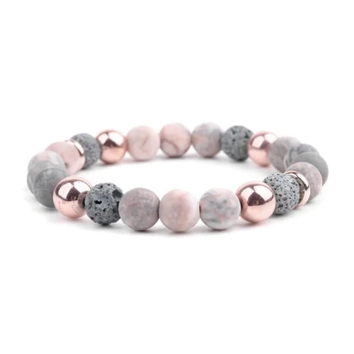 Load image into Gallery viewer, Lava Rock Stone Bracelet
