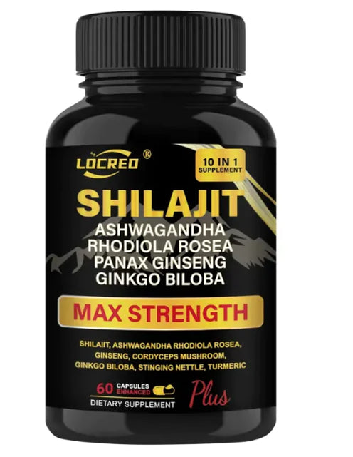 Load image into Gallery viewer, Shilajit Ashwagandha Extra Strength Capsules
