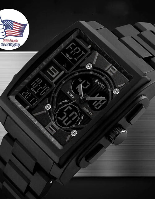 Load image into Gallery viewer, Chronograph Men&#39;s Digital Army Military Sport Quartz Analog Waterproof Watch US
