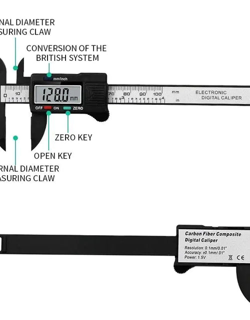 Load image into Gallery viewer, 6&quot; 150mm Digital Caliper Micrometer LCD Gauge Vernier Electronic Measuring Ruler
