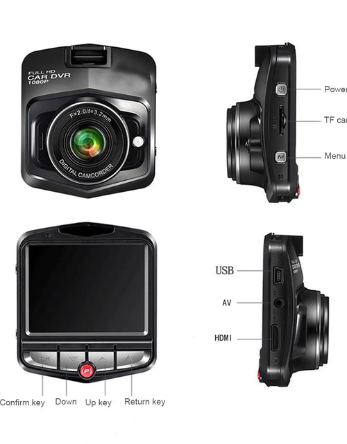 Load image into Gallery viewer, 2.4&#39;&#39; Full HD 1080P Dash Cam Car DVR Front or Rear Camera Night Vision G-sensor
