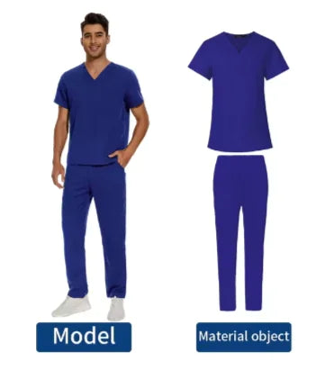 Load image into Gallery viewer, Men&#39;s V-Neck Medical Uniform
