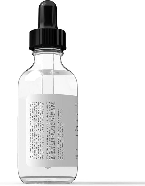 Load image into Gallery viewer, Pure Hyaluronic Acid Serum for Face - Plumping, Anti-Aging &amp; Hydrating - Fragrance-Free, Pairs Well with Vitamin C Face Serum &amp; Hylunaric Acid Moisturizer, 29ml/1 oz 1 Fl Oz (Pack of 1)
