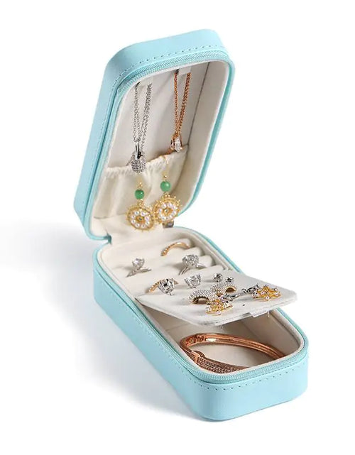 Load image into Gallery viewer, Portable Rectangular Jewelry Box
