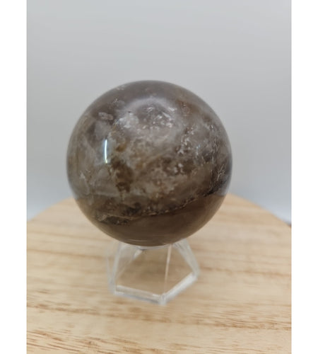 Smoky quartz sphere 60mm 260grams