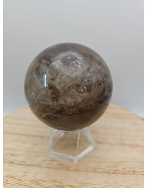 Load image into Gallery viewer, Smoky quartz sphere 60mm 260grams
