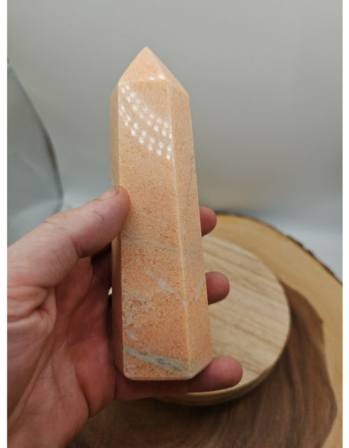 Load image into Gallery viewer, Sunstone Tower 427grams 6in Tall

