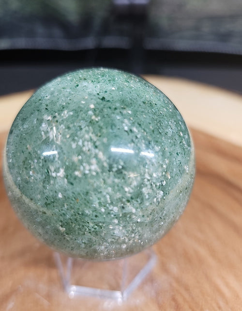 Load image into Gallery viewer, Ocean jasper quartz sphere
