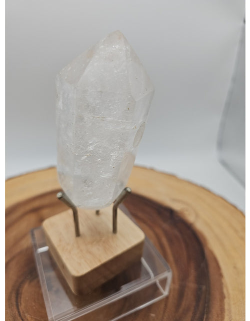 Load image into Gallery viewer, Quartz Crystal Point .49lb With Stand

