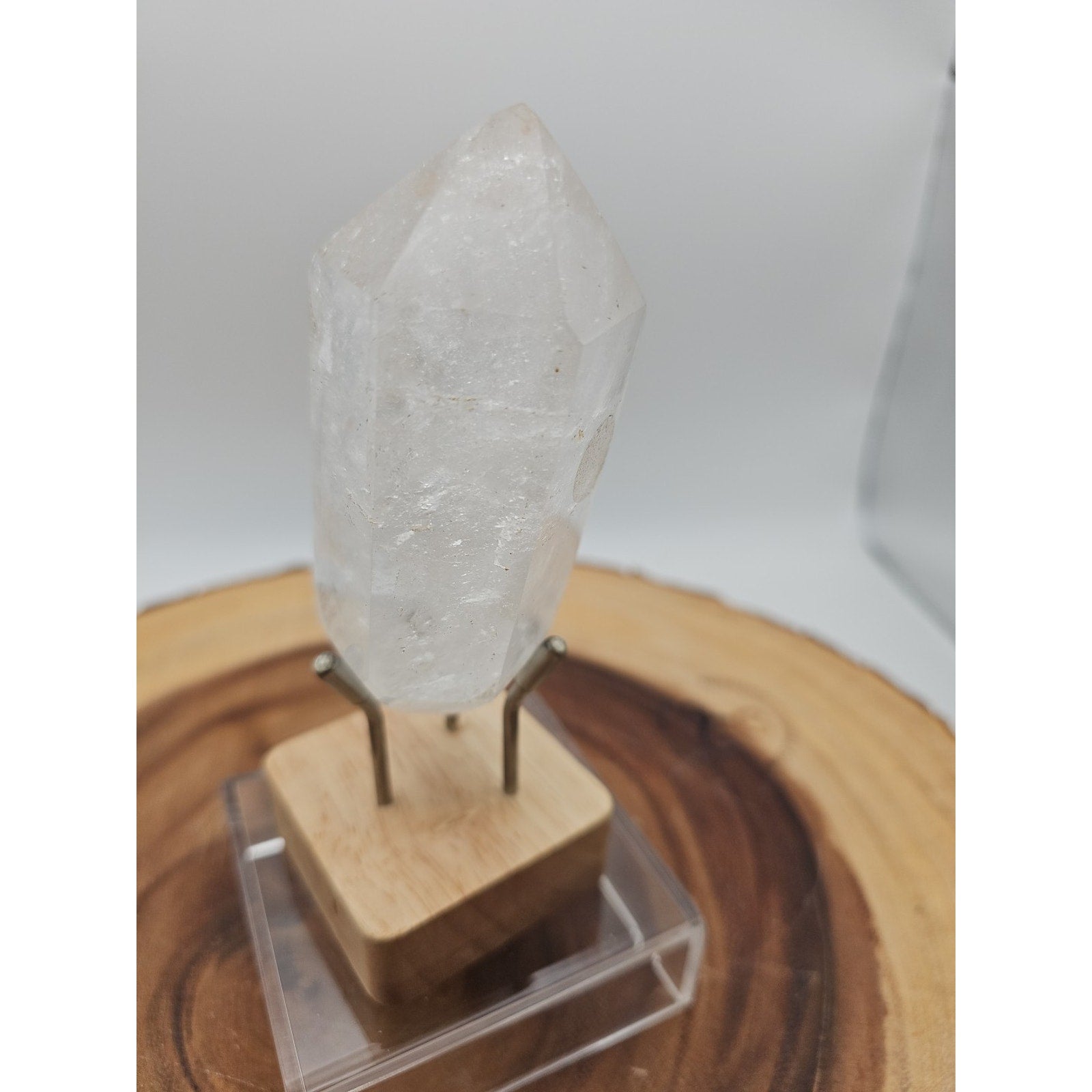 Quartz Crystal Point .49lb With Stand