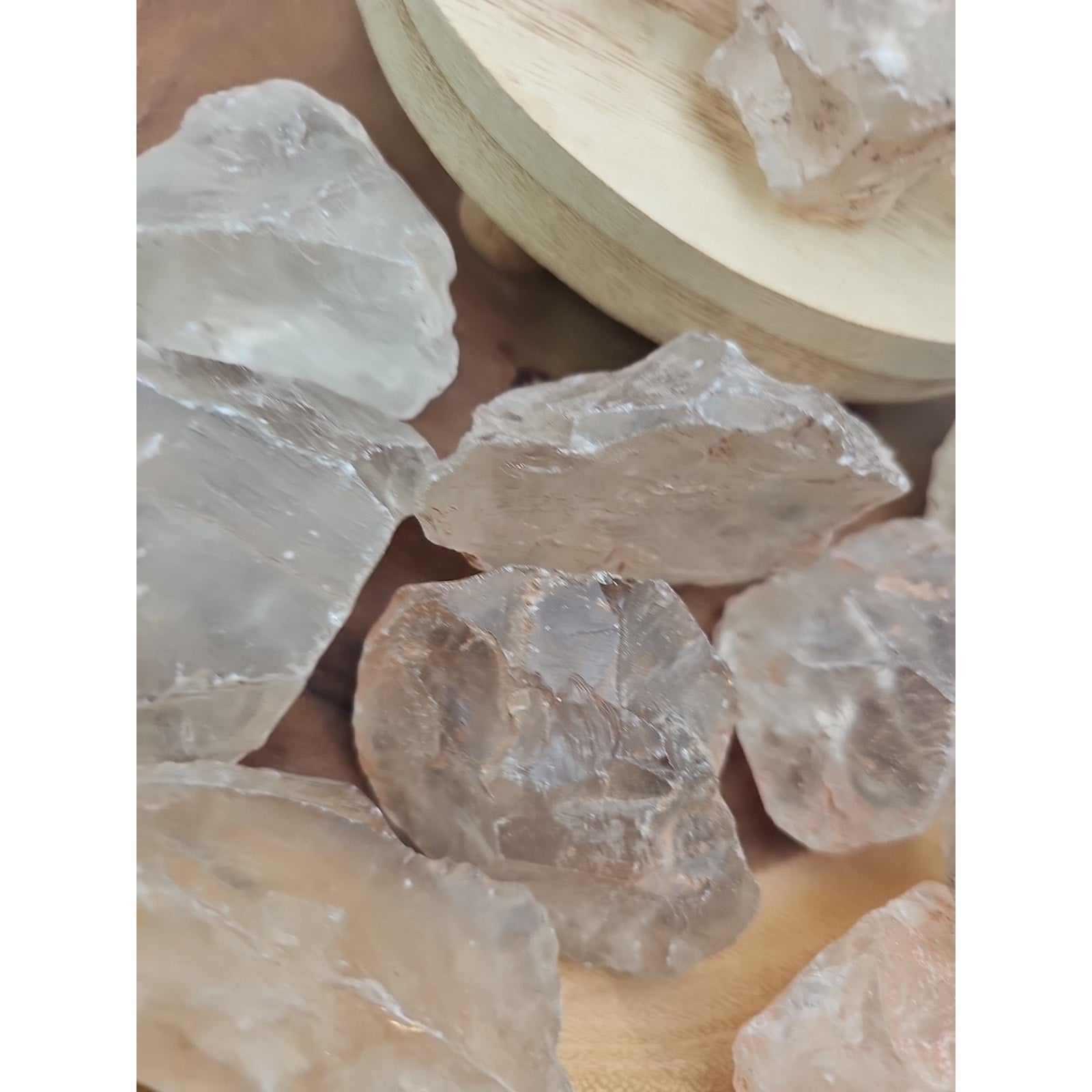 1lb Natural Raw Clear White Quartz Crystal Original Healing 5pcs Avg