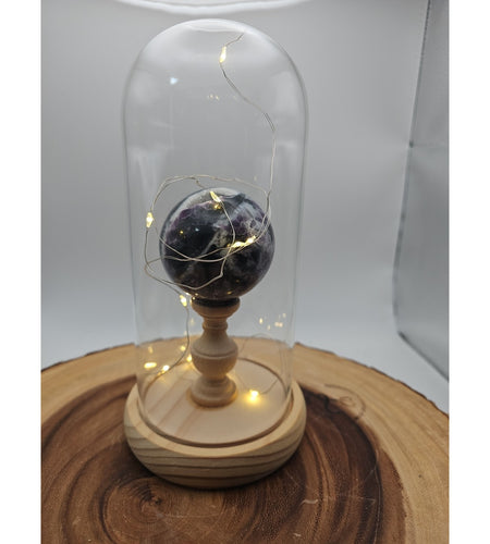 Amethyst Sphere With Case 60mm