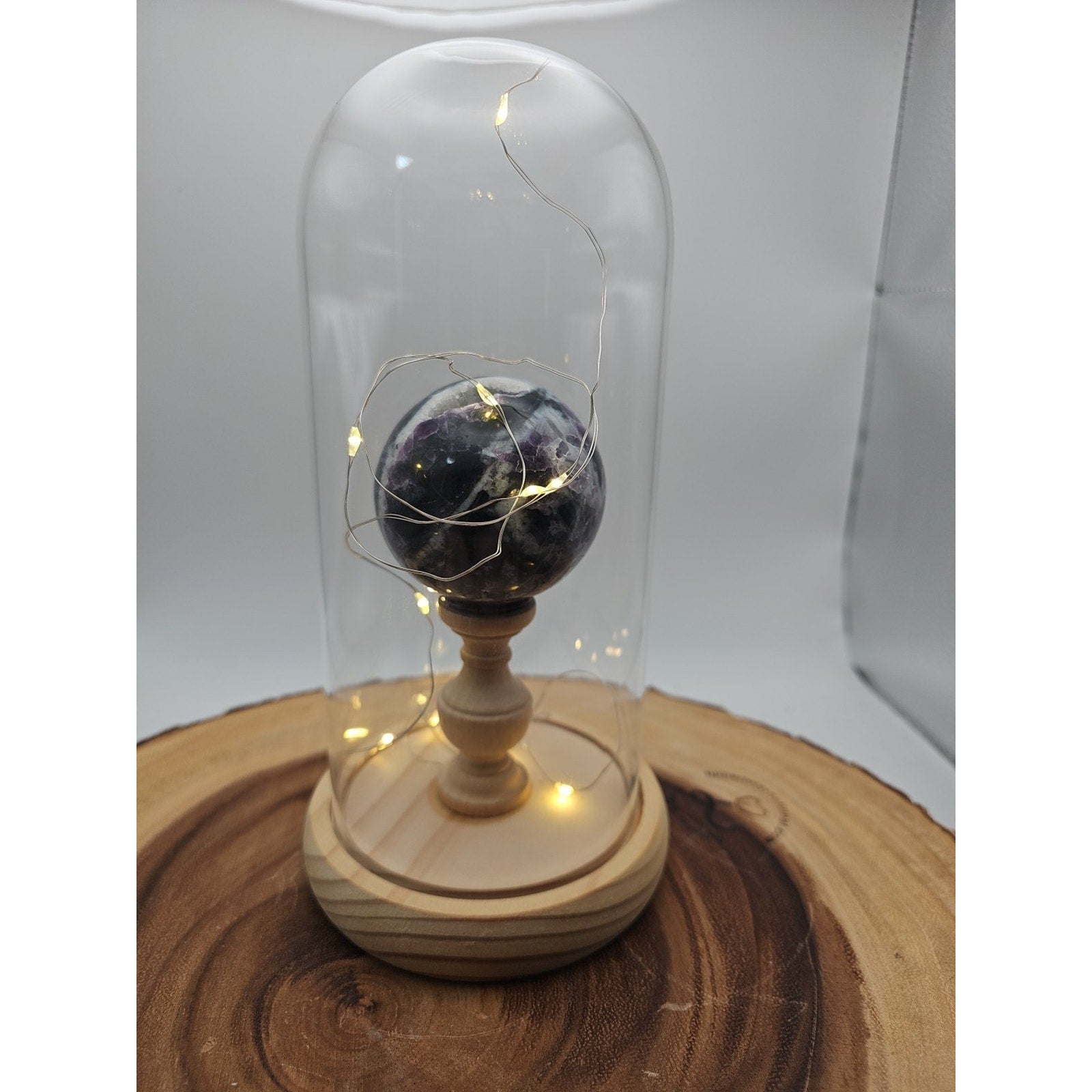 Amethyst Sphere With Case 60mm