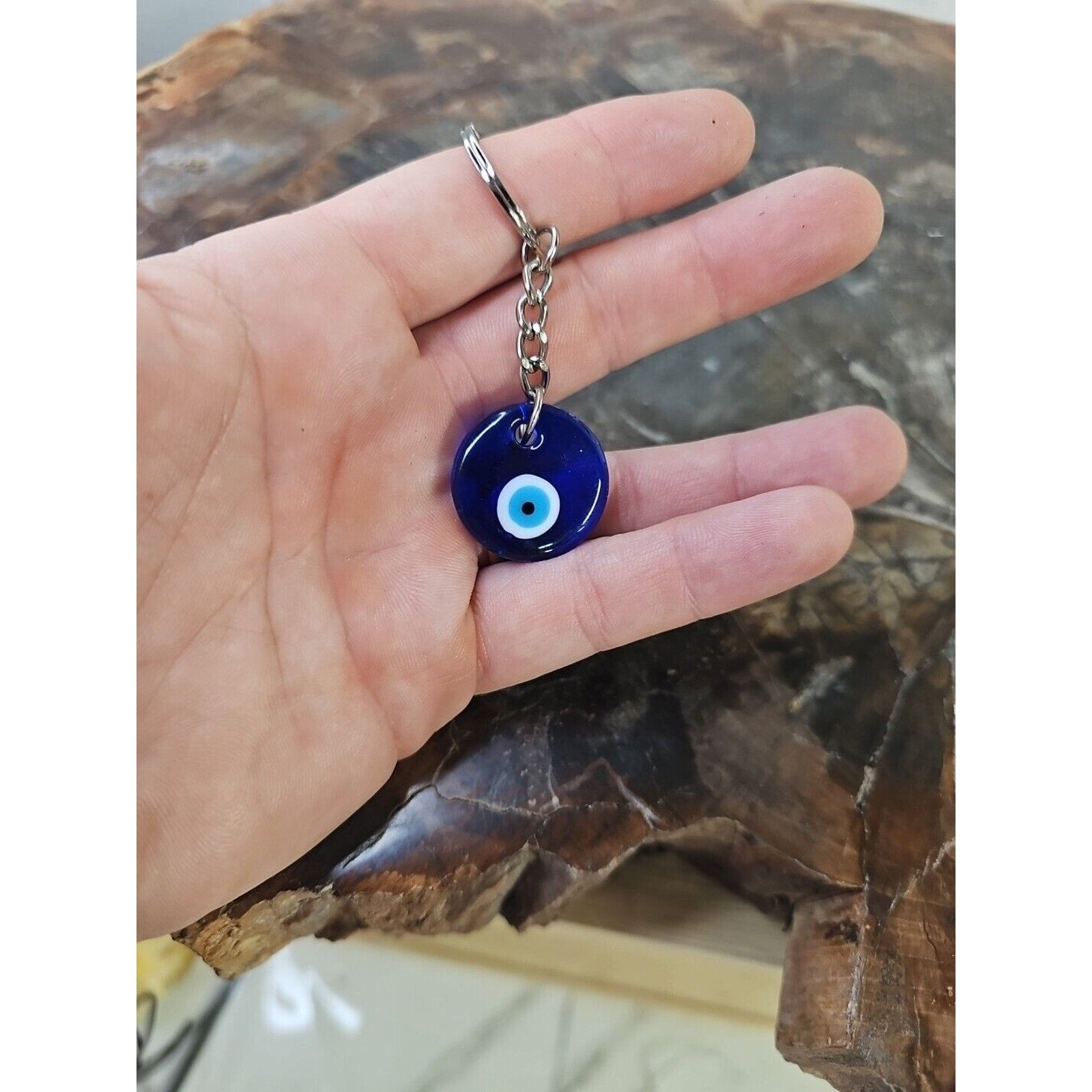 EVIL EYE KEYCHAIN/ Protection/ Fortune/ Good Luck