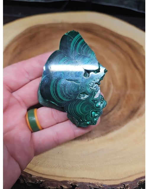 Load image into Gallery viewer, malachite Slice 4oz
