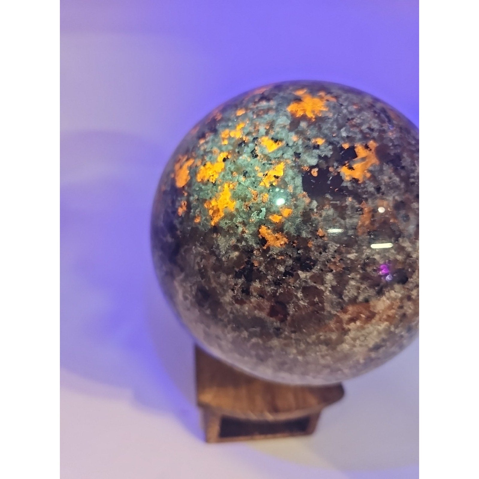 6.71LB Natural Volcano Quartz Sphere Crystal Ball Healing