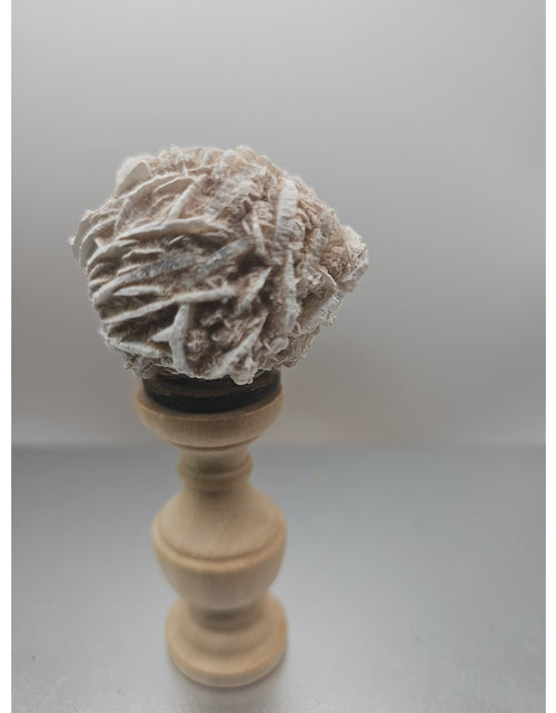 Load image into Gallery viewer, Desert Rose Crystal Stone W/stand 71grams
