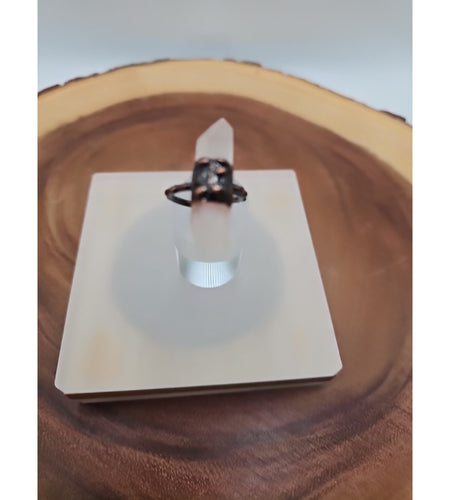 Adjustable Quartz Crystal Ring