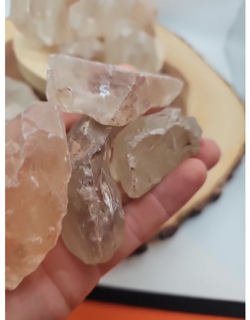 Load image into Gallery viewer, 1lb Natural Raw Clear White Quartz Crystal Original Healing 5pcs Avg
