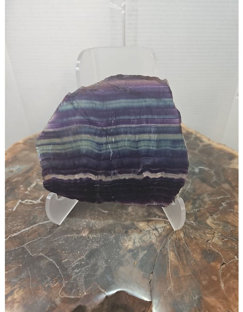 Load image into Gallery viewer, 380G Natural beautiful Rainbow Fluorite Crystal flake original stone specimen
