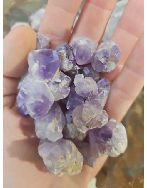 Load image into Gallery viewer, 1LB Raw Natural Purple Amethyst Quartz Crystal Points Rough Stone Jewelry Stone
