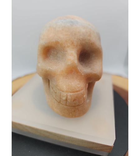 1.24lb Natural Jasper Calcite Skulls Crystal Carving Mixed Stones Healing