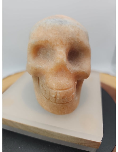 Load image into Gallery viewer, 1.24lb Natural Jasper Calcite Skulls Crystal Carving Mixed Stones Healing
