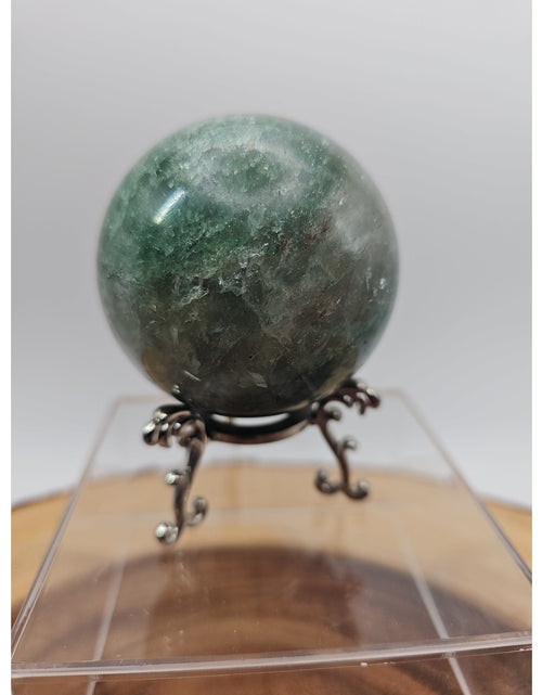 Load image into Gallery viewer, Green Strawberry Quartz 62mm .73lb W/stand
