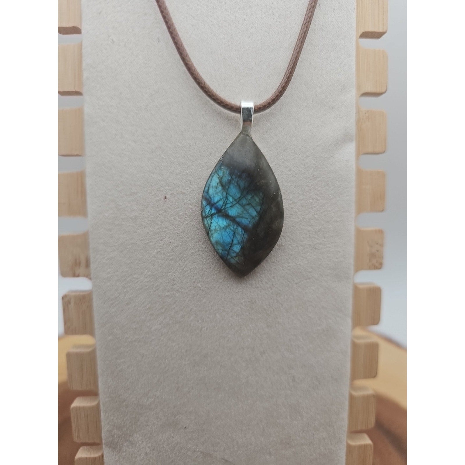 Labradorite Crystal Pendant 1 Each