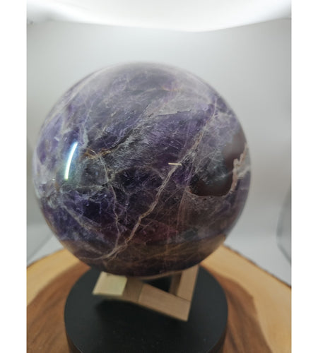 11.78lbs Natural Dream Amethyst Quartz Crystal Sphere Ball