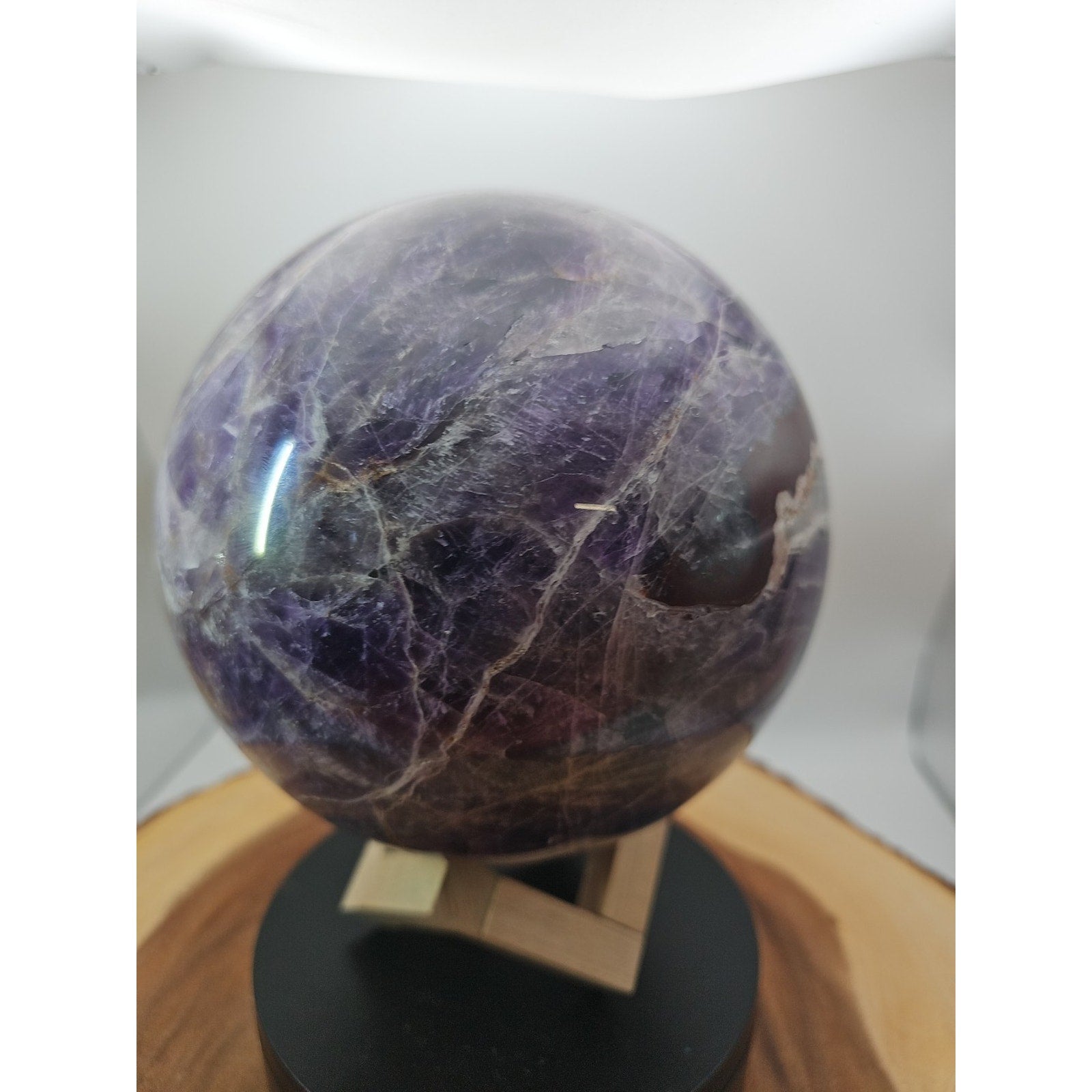 11.78lbs Natural Dream Amethyst Quartz Crystal Sphere Ball