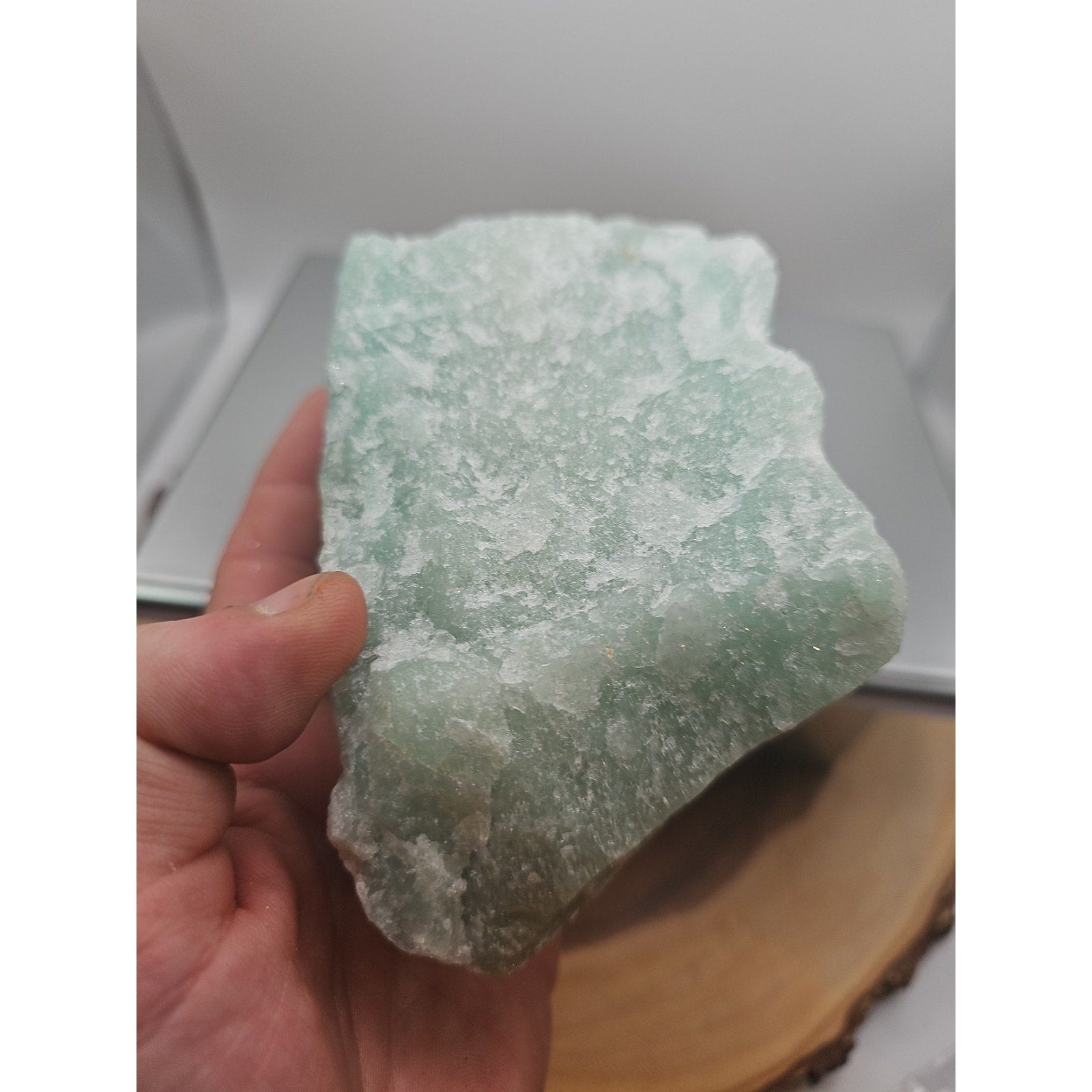 Green Aventurine rough chunk Brazil 2.61lb