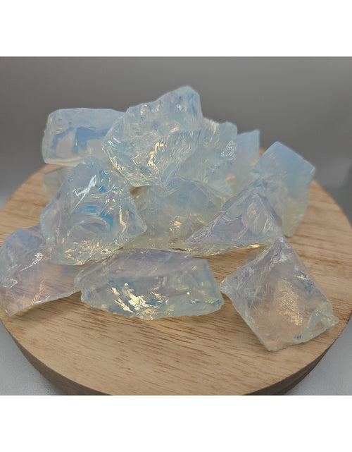 Load image into Gallery viewer, Opalite crystal Chucks 5pcs 4oz Avg
