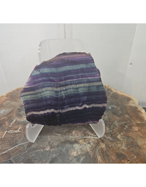 Load image into Gallery viewer, 380G Natural beautiful Rainbow Fluorite Crystal flake original stone specimen
