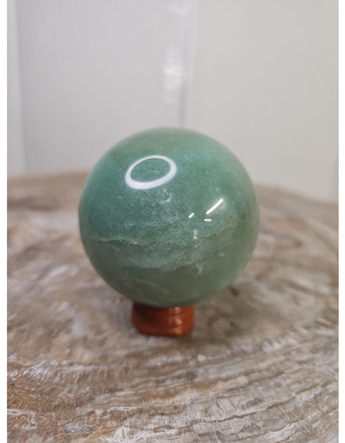 Load image into Gallery viewer, 426g Natural Quartz Crystal Jasper Sphere Ball Polished Healing W/Stand 67mm
