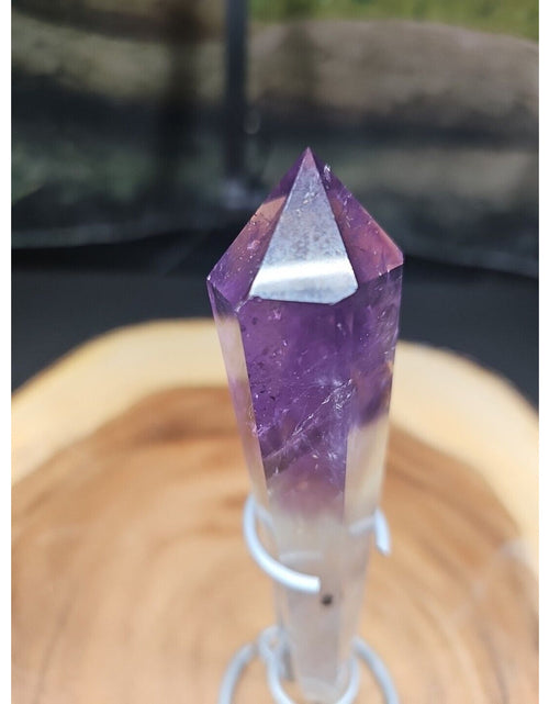 Load image into Gallery viewer, 148G Natural Dream Amethyst Quartz Crystal Wand Point Realistic Healing
