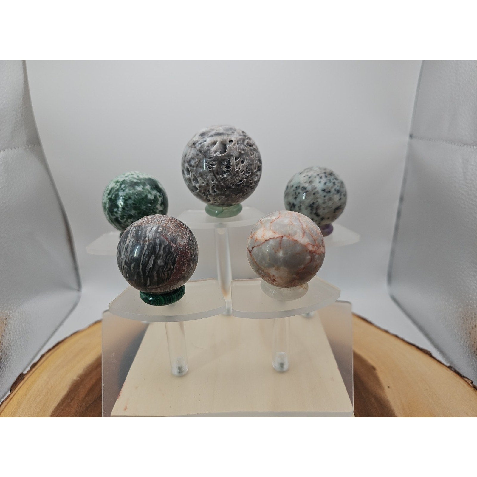 Ocean Jasper Sphere W/stand