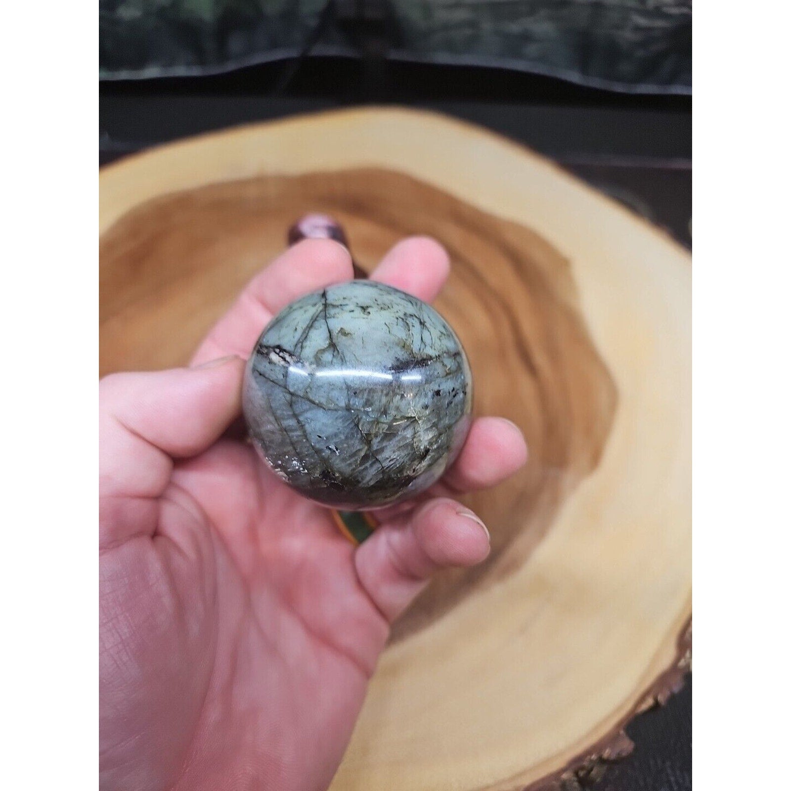 Labradorite Sphere 50mm W/Stand