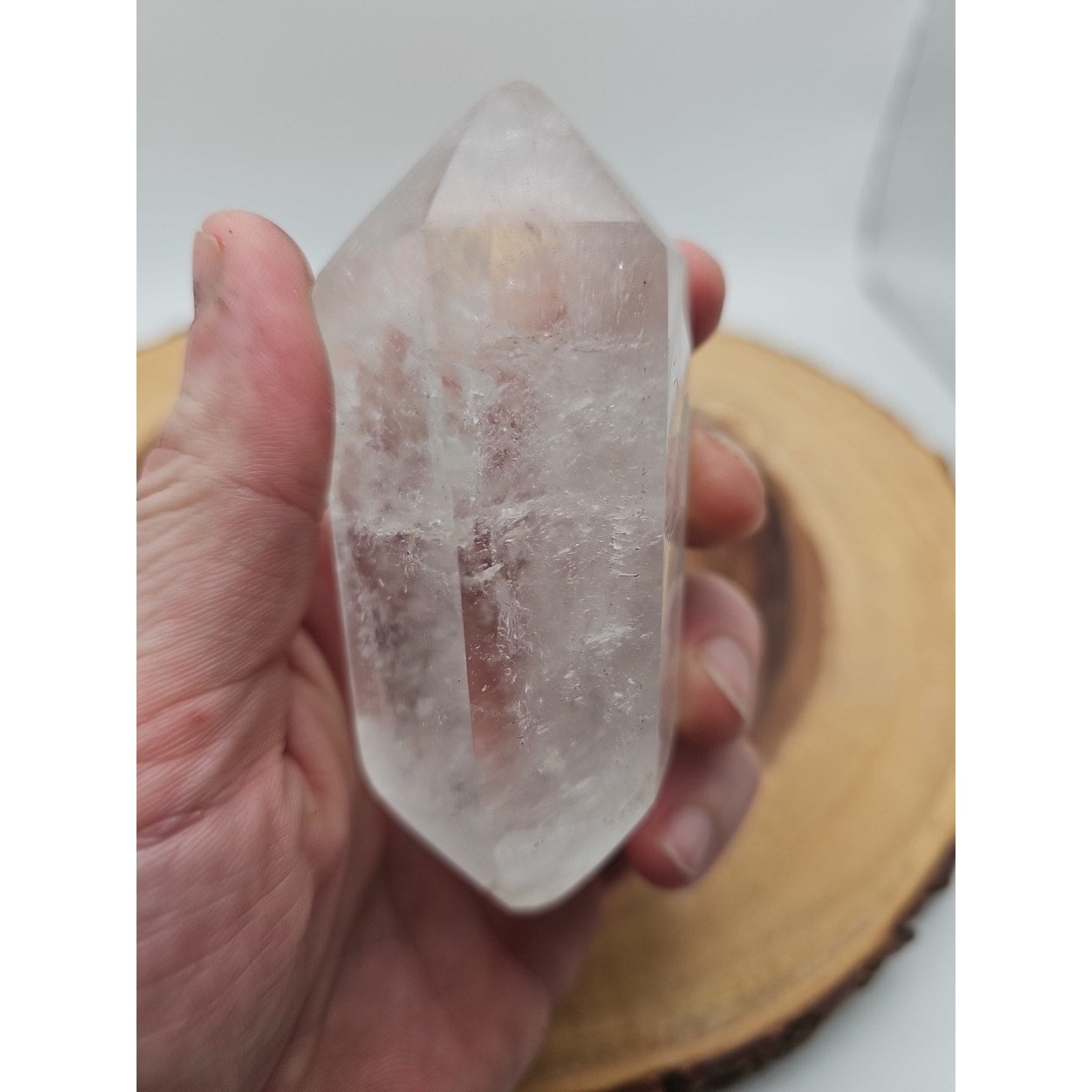Quartz Crystal Point .49lb With Stand
