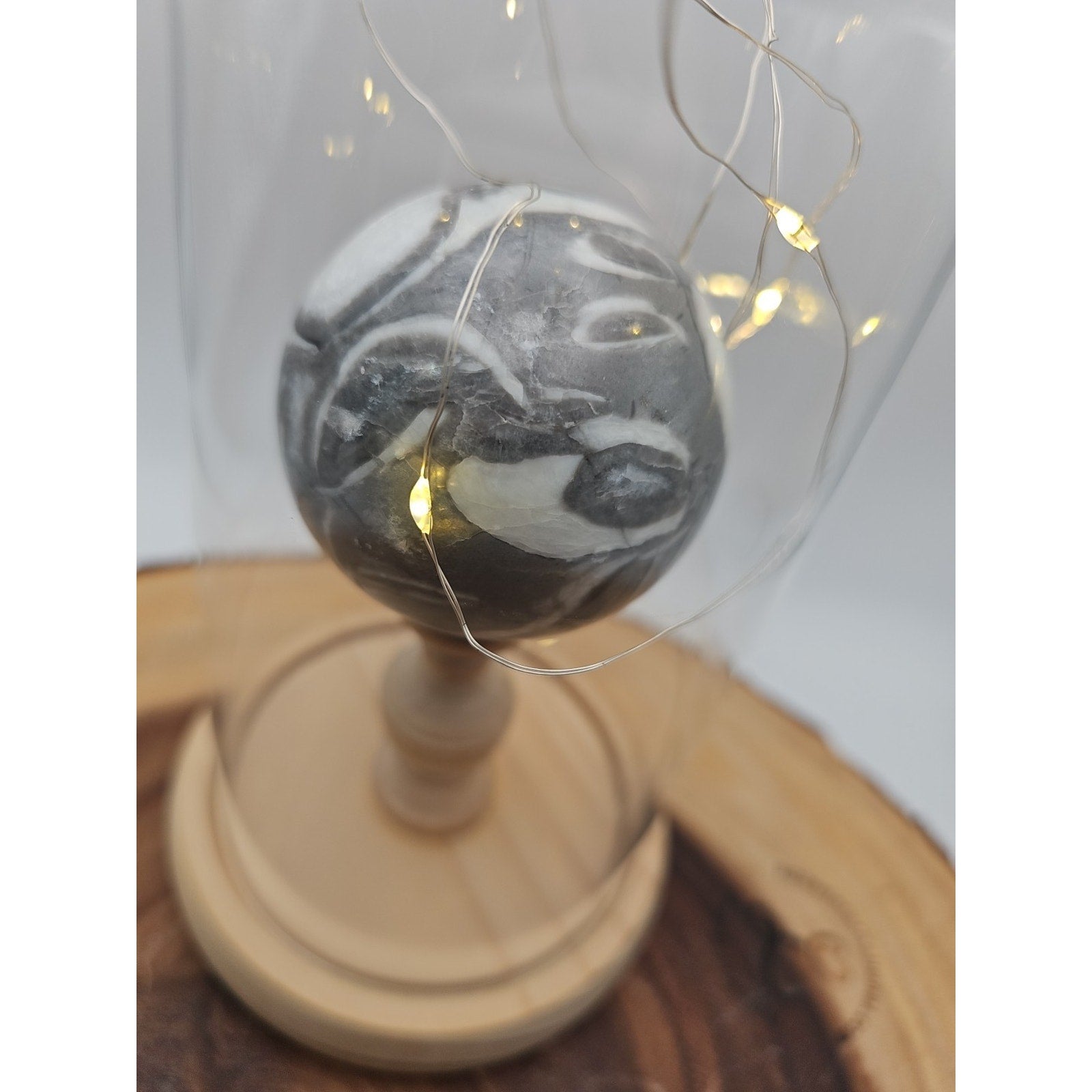 1000 Eye Jasper Sphere With Case 60mm