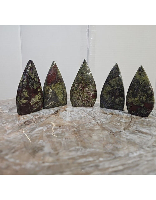 Load image into Gallery viewer, 1.37LB 5Pcs Natural Dragon Blood Gem Stone Jasper Crystal Flame Point Healing
