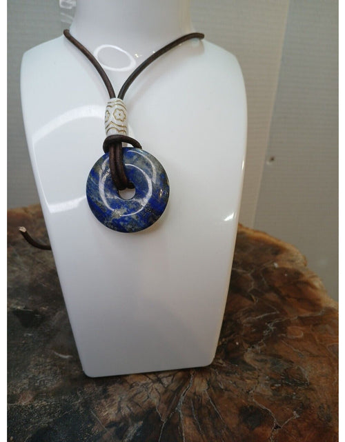 Load image into Gallery viewer, Lapis Lazuli Necklace Handemade
