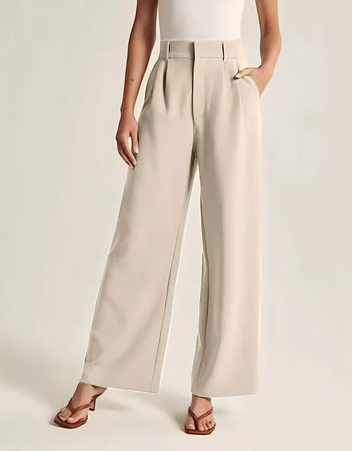 Load image into Gallery viewer, Light Wide-Leg Tailored Pants
