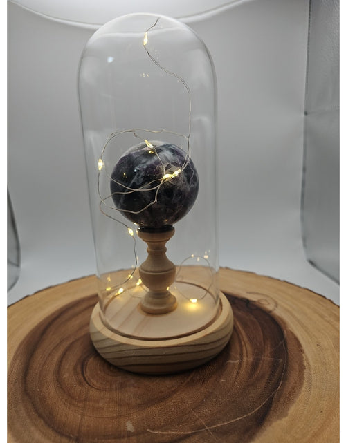 Load image into Gallery viewer, Amethyst Sphere With Case 60mm
