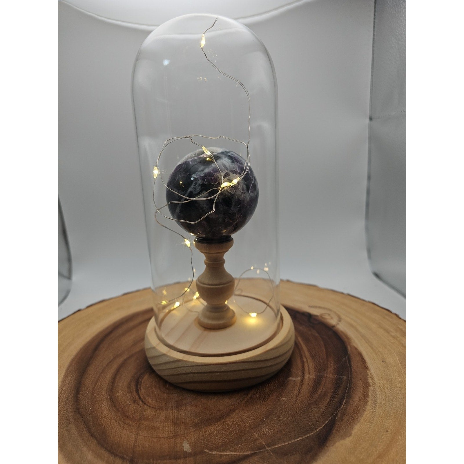 Amethyst Sphere With Case 60mm