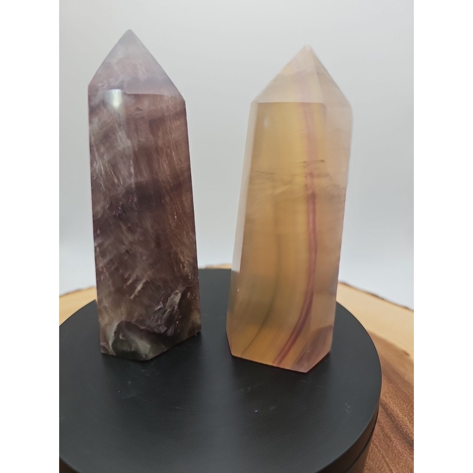 Fluorite crystals Set Of 2 1.69lbs