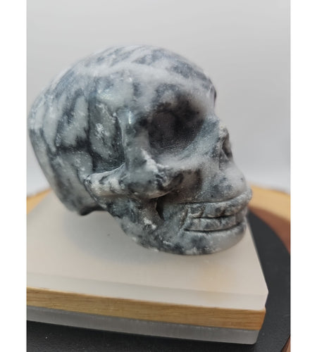 1.20lb Natural Jasper Calcite Skulls Crystal Carving Mixed Stones Healing